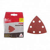 Шлифлист Wortex 80мм дельта Р320 6 отв. 5шт SMS32080G2019