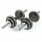 Набор гантелей металлических Atlas Sport 2x5 кг