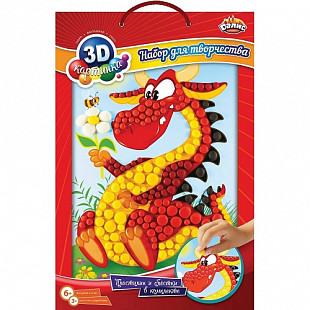 Набор для детского творчества Dalis Мозаика из пластилина Драконыч MC-303