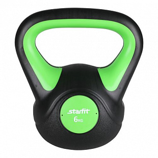 Гиря пластиковая Starfit 6кг DB-502 Green