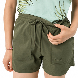 Шорты женские Jack Wolfskin Senegal Shorts W delta green
