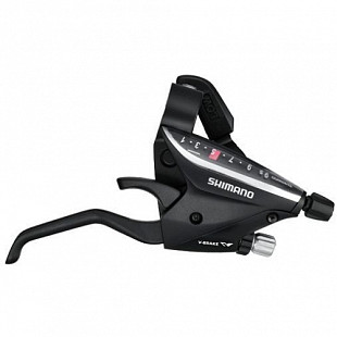 Шифтер левый Shimano ASTEF652LSBL ST-EF65-L2 ALTUS для V-brake, под два пальца, 3 скорости black ZSM91119