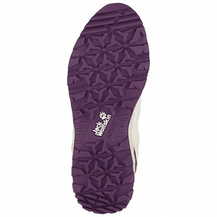 Водонепроницаемые кроссовки женские Jack Wolfskin Cascade Hike Texapore Low W beige / purple