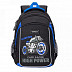 Рюкзак школьный GRIZZLY RB-152-3 /2 black/blue