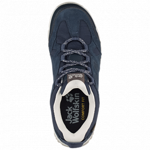 Полуботинки женские Jack Wolfskin Rocksand Texapore Low W midnight blue