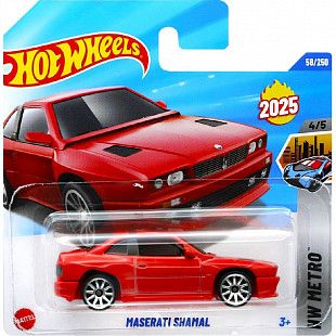 Машинка Hot Wheels Базовой коллекции Maserati Shamal 58/250 (5785 HYW21) mainline 2025
