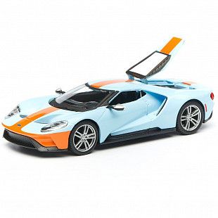 Коллекционная машина Bburago 1:32 Ford GT (18-43043) light blue