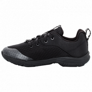 Полуботинки детские Jack Wolfskin Phoenix Texapore Low G black