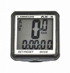 Велокомпьютер Longus AX-3 13 ф. SE (Black) 804748
