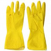 Перчатки хозяйственные латексные A.D.M. yellow