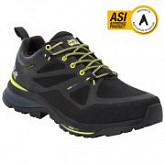 Водонепроницаемые кроссовки мужские Jack Wolfskin Force Striker Texapore Low M black / lime