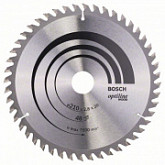 Диск пильный Bosch 190х20 48 зубов Optiline Wood по дереву