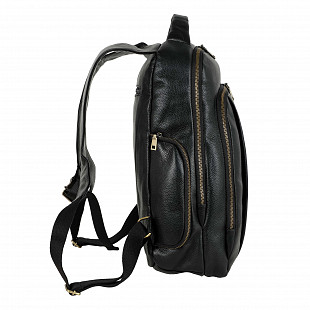 Кожаный рюкзак Polar 21805 black