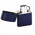 Зажигалка Zippo Zippo Logo - Navy Matte 239ZL