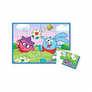 Игра настольная Мягкие пазлы А5 Смешарики VT1103-34