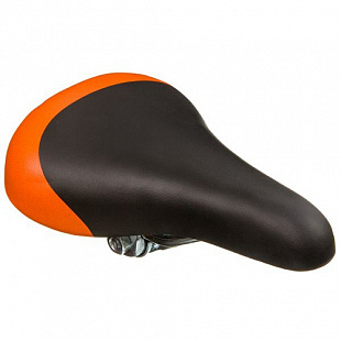 Седло Novatrack детское black/orange КЛ98760