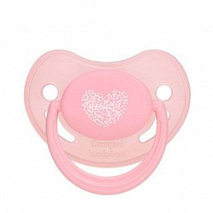 Пустышка Canpol babies Pastelove Силиконовая Ортодонтическая 6-18 мес. (22/420) pink