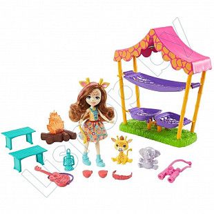 Игровой набор Enchantimals Кемпинг в саванне (GTM46 GTM33)