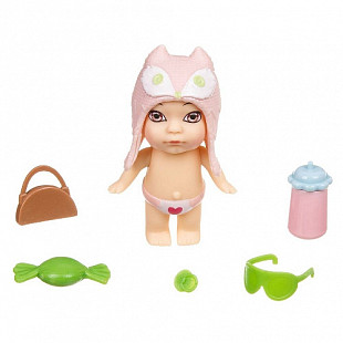 Кукла с аксессуарами Bondibon OLY В вязаной шапочке В баночке ВВ3829
