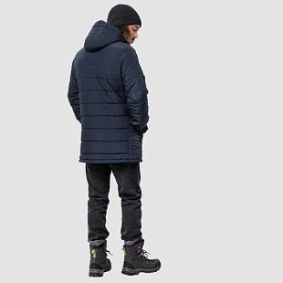 Пальто мужское Jack Wolfskin Svalbard Coat Men dark blue