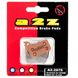 Тормозные колодки A2Z Avid road RED 22/S-700, gold, AZ-297S