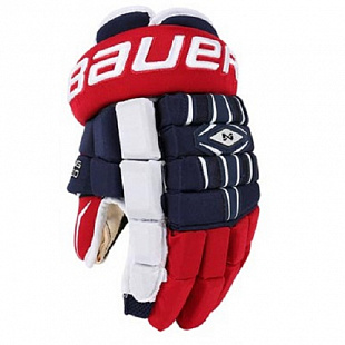 Перчатки хоккейные Bauer Nexus 1000 Sr Navy/Red/White