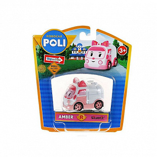 Игрушка Robocar Poli Эмбер металлическая машинка 6 см 83163