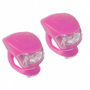 Комплект велофонарей M-Wave Cobra IV 5-220638 pink