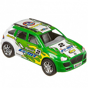 Инерционная машина YAKO джип из серии "На земле, В небе, На море" M9527 green