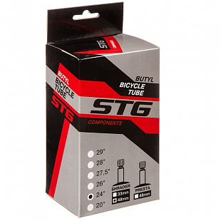 Велокамера STG 24Х2,5/3,0 автониппель 48мм Х98457