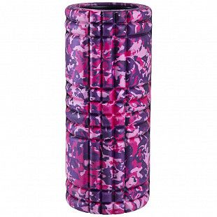 Ролик массажный Starfit Pro FA-508 EVA/PP низкая жесткость pink camouflage/black