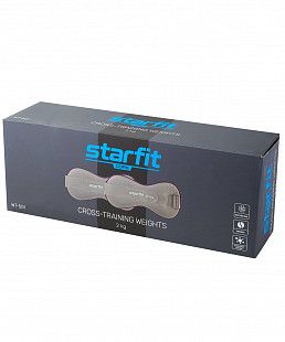 Утяжелители Starfit  WT-501 универсальные 2 кг purple/grey