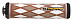 Грипсы Trigram 128мм GC2C White/Brown Грипсы Trigram 128мм GC2C White/Brown