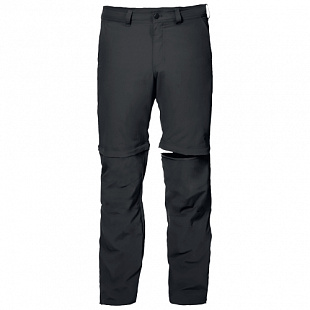 Брюки с молнией мужские Jack Wolfskin Canyon Zip Off Pants phantom