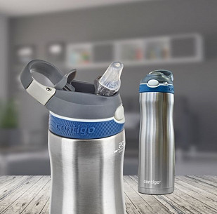 Бутылка для воды Contigo Ashland Chill Gunmetal 1000-0554
