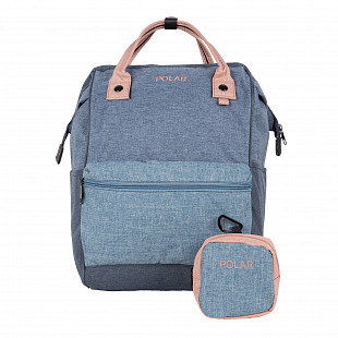 Сумка-рюкзак Polar 18234 blue/pink