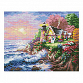 Алмазная мозаика Picasso "Дом у маяка" PD4050015