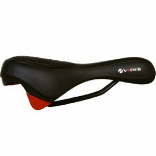 Велоседло Vader Сити black с отражателем VD845A-01