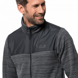 Джемпер мужский Jack Wolfskin Aquila Jacket Men dark iron