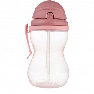 Поильник Canpol babies спортивный со складывающейся трубочкой 12м+ 370 мл (56/113_pin2) pink