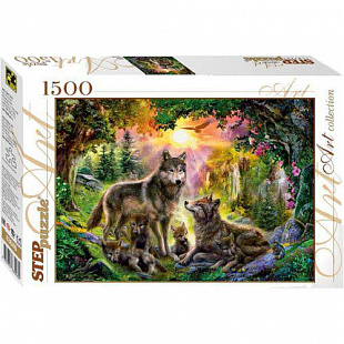 Пазлы Step Puzzle Волки 83046