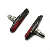 Колодки тормозные для v-brake Zeit Zeit z-731 картриджные резьбовые 72 мм black/red ZTB98632
