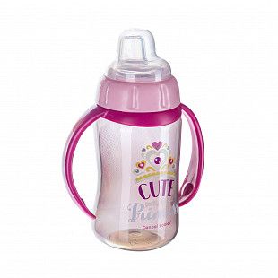 Поильник Canpol babies FUTURE DAYDREAMS  с силиконовым носиком 6м+ 320 мл (56/514)  pink