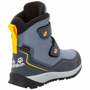 Ботинки детские Jack Wolfskin Polar Bear Texapore High Vc K pebble grey / burly yellow XT