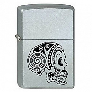 Зажигалка Zippo 205 Tattoo Skull silver
