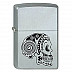 Зажигалка Zippo 205 Tattoo Skull silver