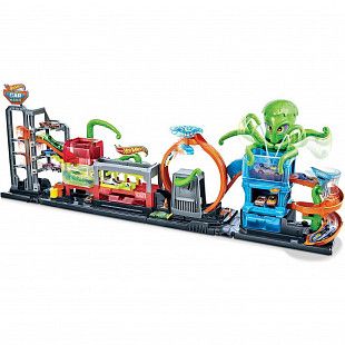 Набор игровой Hot Wheels City Невообразимая автомойка с осьминогом (GTT96)