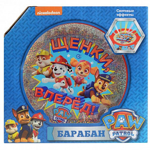 Игрушечный барабан Paw Patrol со световым модулем 35076