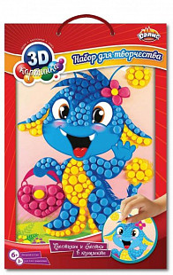 Набор для детского творчества Dalis Мозаика из пластилина Мурсюшка MC-304