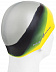Шапочка для бассейна (плавания) взрослая Mad Wave Multi Adult yellow/black/gray